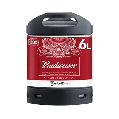 Image of PerfectDraft Budweiser Beer Keg for Machine, 6L