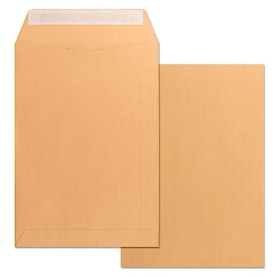 Image of Pack of 500 Kraft Paper Envelopes 176 x 250 mm