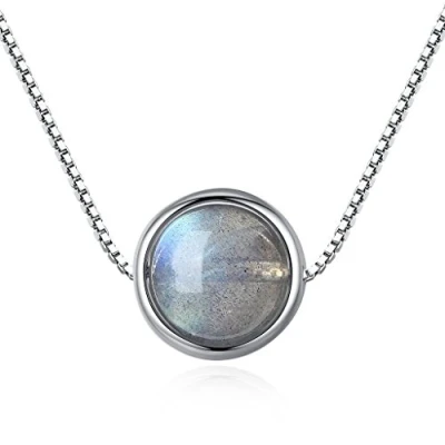 Image of COAI Women&#039;s 925 Sterling Silver Necklace Labradorite Dainty for Women