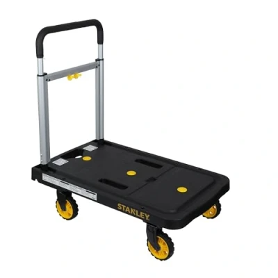 Image of Stanley Platform Trolley, Nylon, Black, 68x41x92