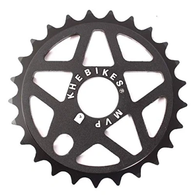Image of KHEbikes KHE W114 BMX Chain Ring 25 Teeth 7005 Aluminium Matt Black Thickness 5 mm CNC Only 56 g