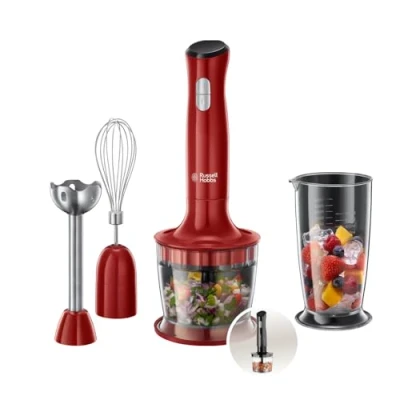 Image of Russell Hobs 24700 56 Hand Blender 3 in 1 Desire 56, red