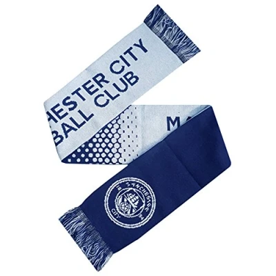 Image of Manchester City Fade Scarf Sky/Navy One Size
