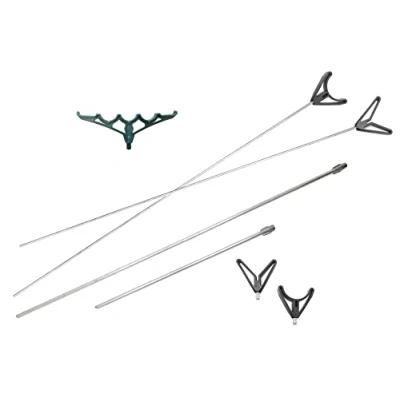 Image of FLADEN Fishing 7 Pc Bank Stick Multi Pack Selection For Carp and Coarse Accessory Set Ups [25 7BS], Black