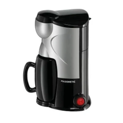 Image of Dometic 9600000338 PerfectCoffee MC 01 Single Cup Coffee Maker, 12 V,Silver/ Black
