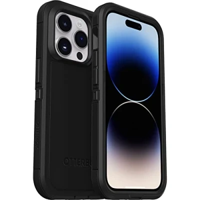Image of OtterBox Defender XT Case for iPhone 14 Pro with MagSafe, Ultra Rugged, Protective Case, Black