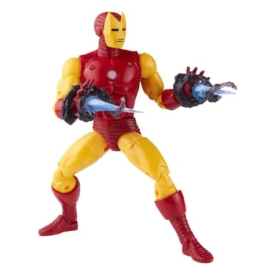 Image of Marvel Hasbro Legends Series 20th Anniversary 1 Iron Man 6 Inch Action Figure Collectible Toy, 9 Accessories, Multicolor, F3463