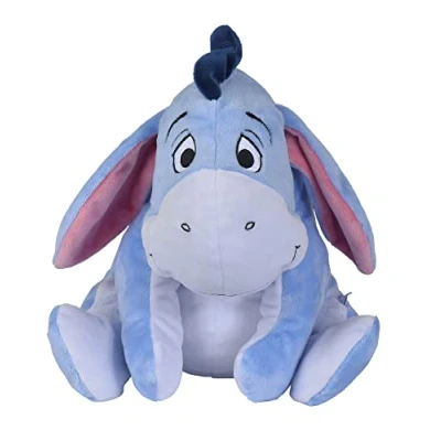 Image of Simba Disney Winnie The Pooh Eeyore 25cm Plush Toy, cuddly soft toy for kids and adults birthday gift, from 0 years