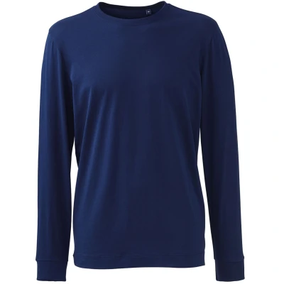 Image of Anthem Long Sleeve T Shirt, Navy, L