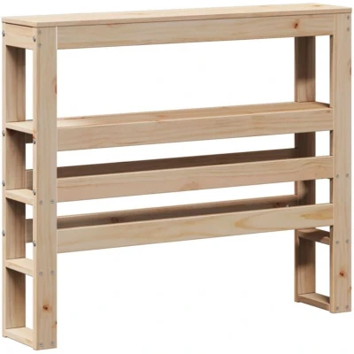 Image of vidaXL Headboard with Shelves 90 cm Solid Wood Pine