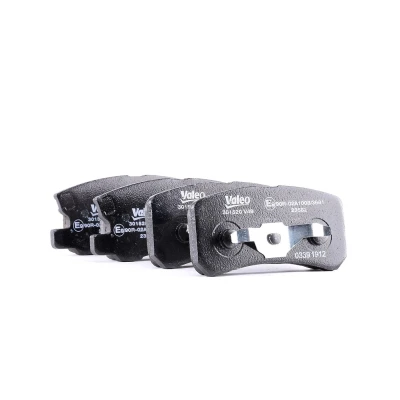 Image of 1611838980, 1617265280, 425391, 425448 Brake pad set VALEO 301520 FIRST Rear Axle excl. wear warning contact without anti squeak plate