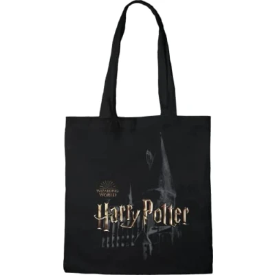 Image of Harry Potter TOTE BAG HOGWARTS, REFERENCE: BWHAPOMBB011, Black, 38 X 42 CM, One Size, Utility