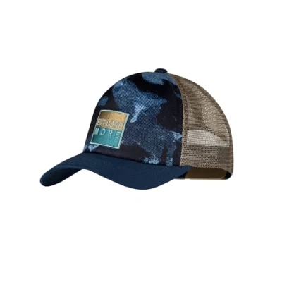 Image of Buff Trucker Cap Youth, Night Blue, One Size