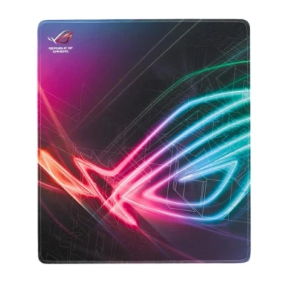 Image of ASUS 90MP00T0 B0UA00 Rog Strix Edge Vertically Orientated Gaming Pad with Anti Fray Stitching, Black