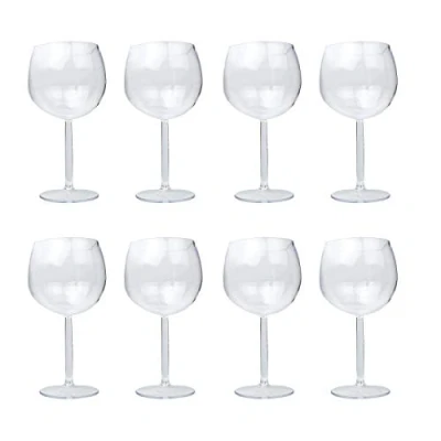 Image of Gin Glasses Plastic Drinking G&amp;T Tonic Cocktail Balloon Bar 600ml Wine Drinks (8)