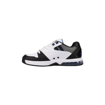 Image of DC Shoes Versatile Trainers, Size: 7.5, Ibb white black blue Suede