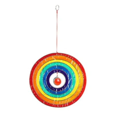 Image of Sun Catcher Full Circle Rainbow With Pendant Home Gift Garden