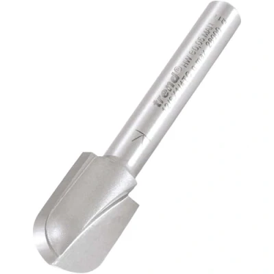 Image of Trend Professional Radius Cutter, 6.3mm Radius, 1/4 Inch Shank, 12.7mm Cut Diameter &amp; 19mm Length, Tungsten Carbide Tipped, 12/6X1/4TC