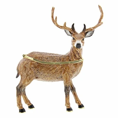 Image of Stag Trinket Box Ornament Treasured Trinkets