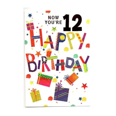Image of Birthday Card for Twelve (12) 12th Year Old Boy