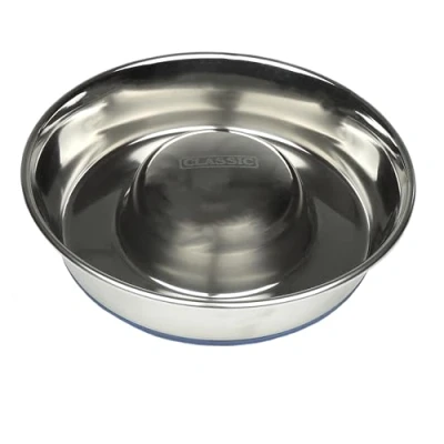 Image of Classic Pet Products Super Premium Steel Slow Feeder, Small, 2600 ml