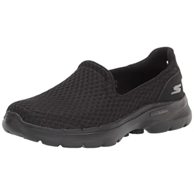 Image of Skechers women 124508 Sneaker, Black Textile Trim, 3.5 UK