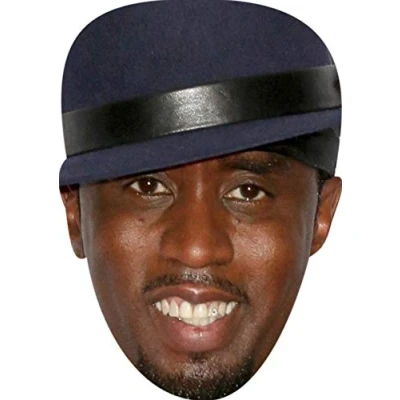 Image of FoxyPrinting Sean Combs Celebrity Music Star Cardboard Party Face Mask Fancy Dress