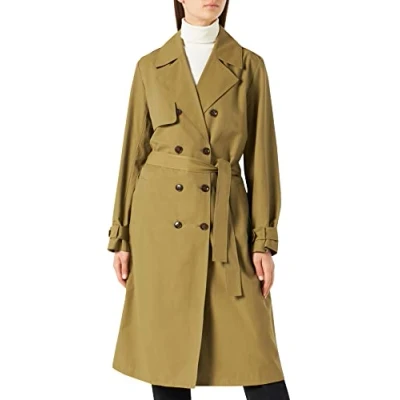 Image of The Drop Women&#039;s Noa Trench Coat, Sartini Olive, S