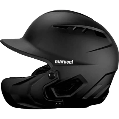 Image of Marucci DuraVent Batting Helmet, NOCSAE Certified, Black, Senior