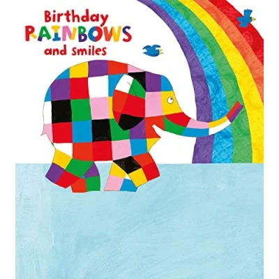 Image of Childrens Birthday Card, Card for Children, Elmer Children