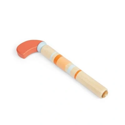 Image of Bigjigs Toys Pop Gun (Red Handle) Classic Wooden Toy, Retro Pocket Money Gifts For Girls &amp; Boys, Kids Party Bag Fillers, Age 3 Years Old +