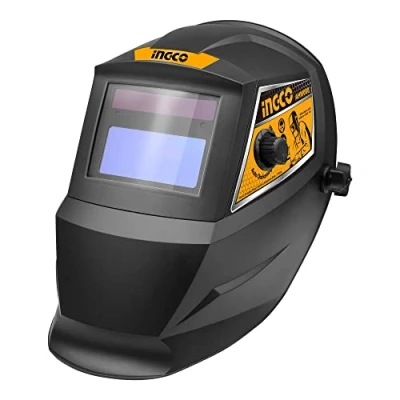 Image of INGCO Auto Darkening Welding Helmet with Dark State Adjustable Shade DIN9 13 for Mig Tig Arc Weld Grinding Welder Mask，AHM008