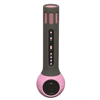 Image of Denver KMS 10 Wireless Bluetooth Karaoke Microphone Pink Connect to PC/Tablet/iPhone/iPad/Android phone