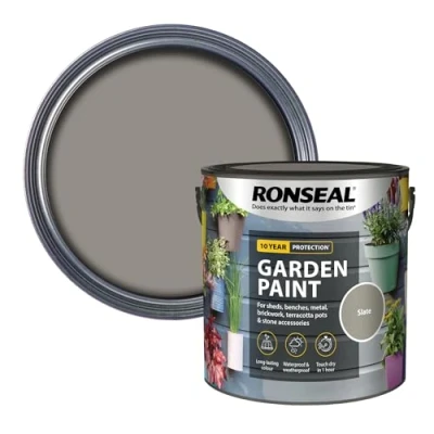 Image of RONSEAL RSLGPSL25L GPSL25L Garden Paint Slate 2.5 Litre