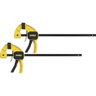 Image of DeWalt 300mm Black Einhandzwinge 2er Pack DWHT0 83158