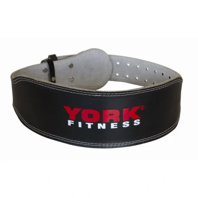 Image of York Leather Weight Lifting Belt M
