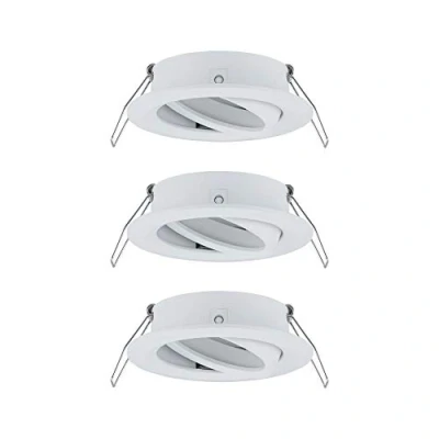 Image of Paulmann 92486 Choose luminaire spot swivelling max. 3x10 watt Ceiling Spotlight recessed lamp Aluminium, Matt White