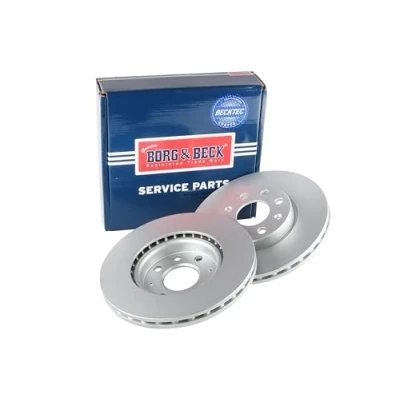 Image of Borg &amp; Beck BBD4553 Brake Disc Pair (Front): GM Corsa D, III 06