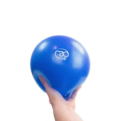 Image of Fitness Mad Exer Soft Stability Ball, Pilates 3 Sizes: 7, 9 &amp; 12, Mini Gym Ball for Pilates, Yoga, Core Training and Physical Therapy (7&quot;, Blue)