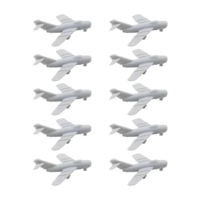 Image of 10PCS Mig 15 Resin 1/2000 1/700 1/400 1/350 Scale Military Model Fighter Aeroplane Jet Fighters Mould Fighting Aircraft For DIY Model(1/2000 (4mm))