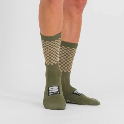 Image of Sportful 1123045 305 CHECKMATE Socks Unisex BEETLE S