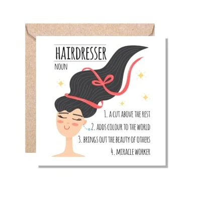 Image of MUGGZ Hairdresser Card Gift for Hair Stylists Giftset Made in The UK