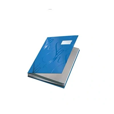 Image of Leitz Design Signature Book with 18 Card Dividers, A4, Blue, 57450035