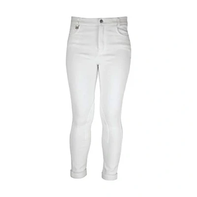 Image of HyPERFORMANCE Melton Childrens Jodhpurs White 26