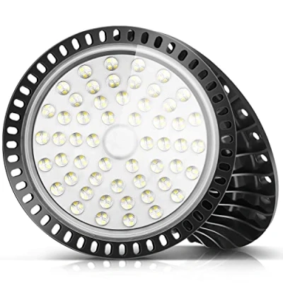 Image of Viugreum 200W UFO LED High Bay Light,20000LM 6000K 6500K Daylight White Ultra Thin Warehouse Lighting, IP65 Waterproof Commercial Lighting Shop Area Workshop Garage Lights Fixtures