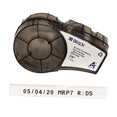Image of Brady M21375488 Tape for Lab Pal, Polyester, 9.5 mm, White