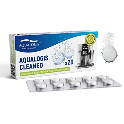 Image of Aqualogis Cleaning Tablets For Krups XS3000, Jura, Bosch TZ80001N, Philips CA6704 Coffee Machine 20 counts