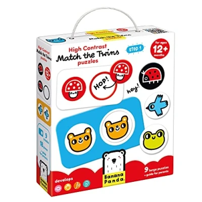 Image of Banana Panda High contrast puzzle Find the twins 12m+