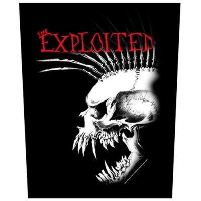 Image of Exploited Backpatch Bastard Skull (in 23,5 cm x 20 cm)
