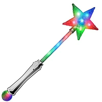 Image of The Glowhouse Light Up LED Premium Flashing Star Wand